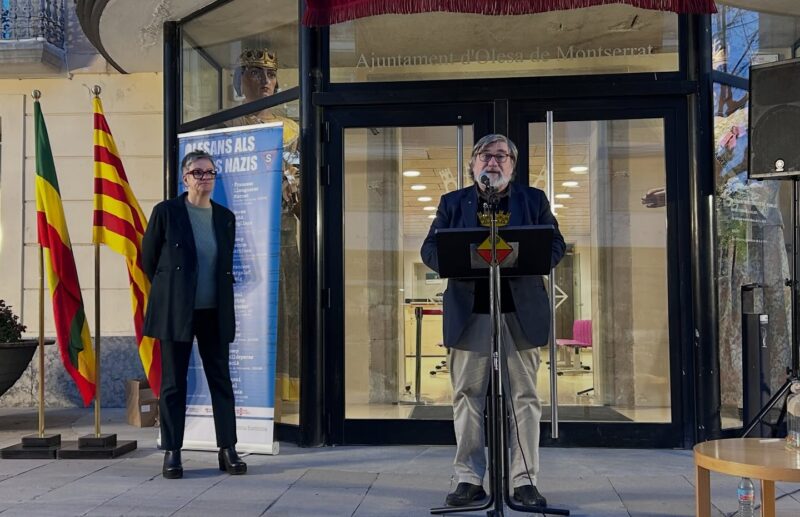 La Bustia homenatge victimes nazisme Olesa 27 febrer 2026