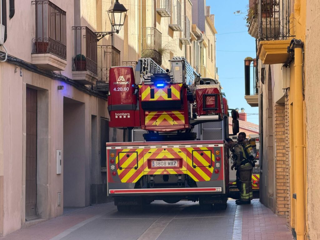 La Bustia incenci casa nucli antic Olesa 1