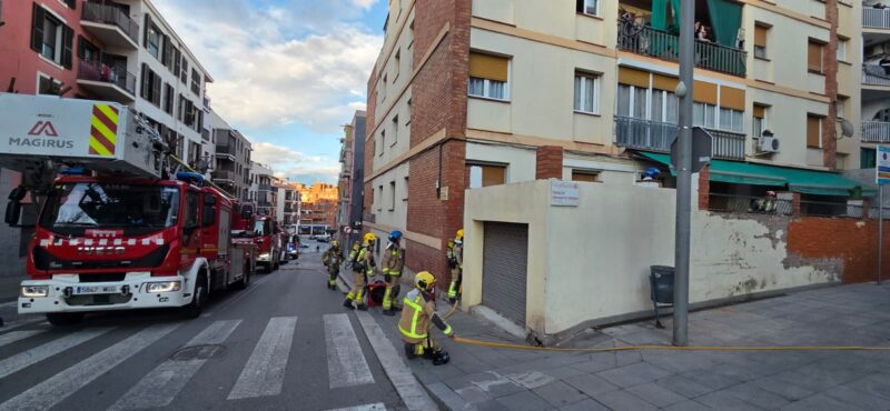 La Bustia incendi 8 febrer 2026 Sant Andreu