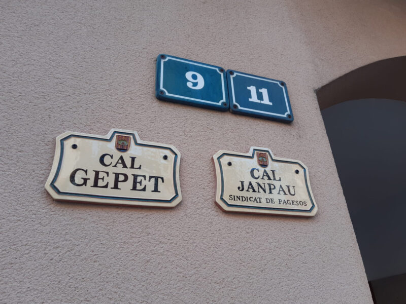 La Bustia noms carrers Abrera 11