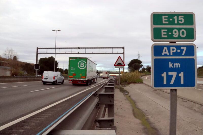 La Bustia reobertura total AP7 9 febrer 2026 Gelida