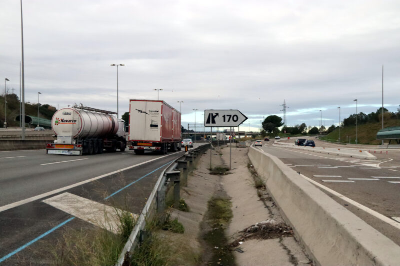 La Bustia reobertura total AP7 9 febrer 2026 Gelida