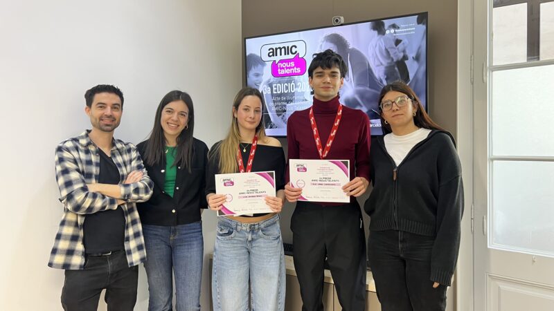 La Bustia segon premi AMIC Nous Talents 2026