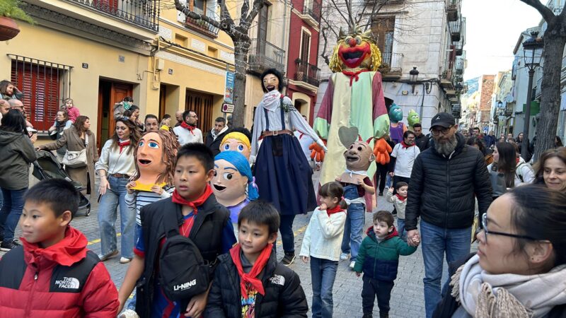 La Bustia trobada gegantons Santa Eulalia Esparreguera 1