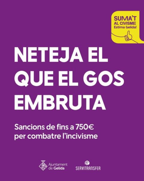 La Bustia campanya civisme Gelida