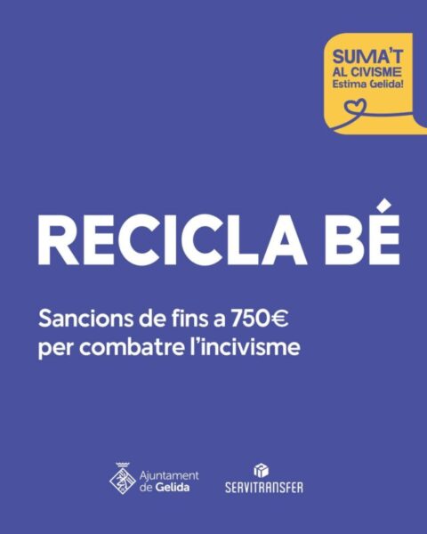 La Bustia campanya civisme Gelida