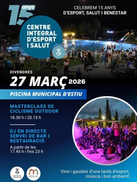 La Bustia cartell 15 anys CIES Martorell