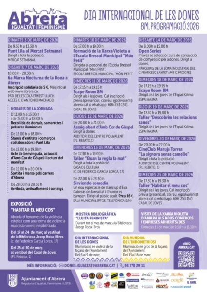 La Bustia cartell 8M Abrera