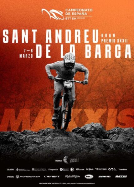 La Bustia cartell Campionat Espanya Descens BTT DH Sant Andreu