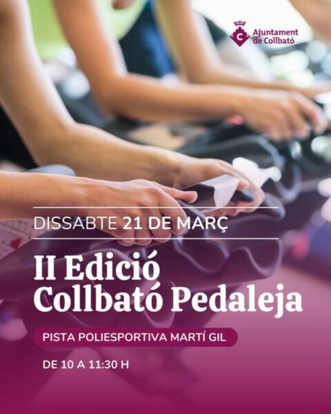 La Bustia cartell Collbato Pedaleja