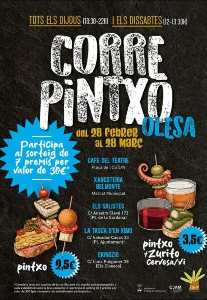 La Bustia cartell Correpintxo Olesa