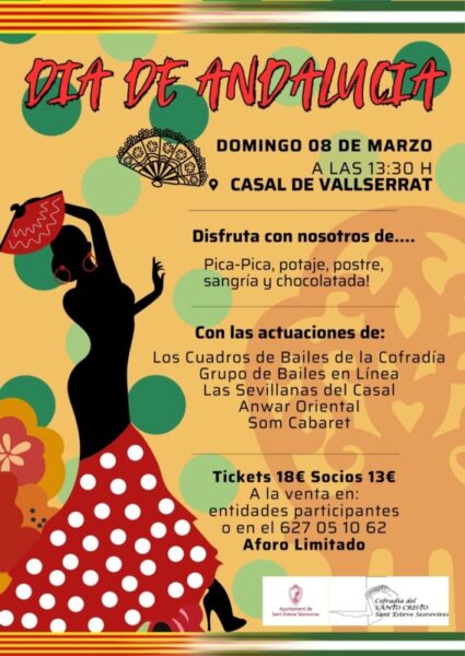 La Bustia cartell Dia de Andalucia Sant Esteve