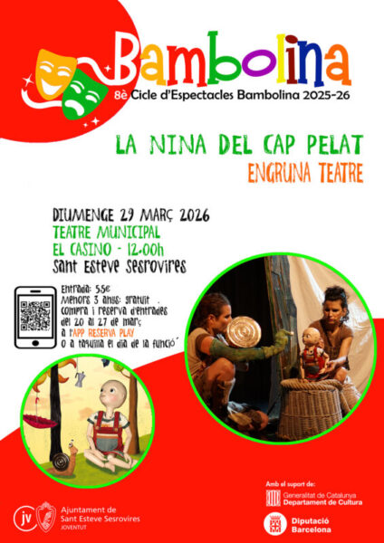 La Bustia cartell La nina del cap pelat