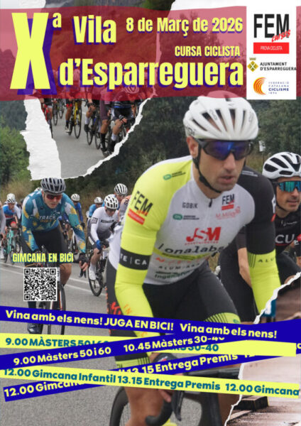 La Bustia cartell X Cursa Ciclista Vila Esparreguera