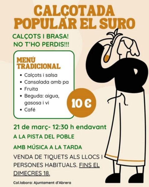 La Bustia cartell calçotada popular Abrera