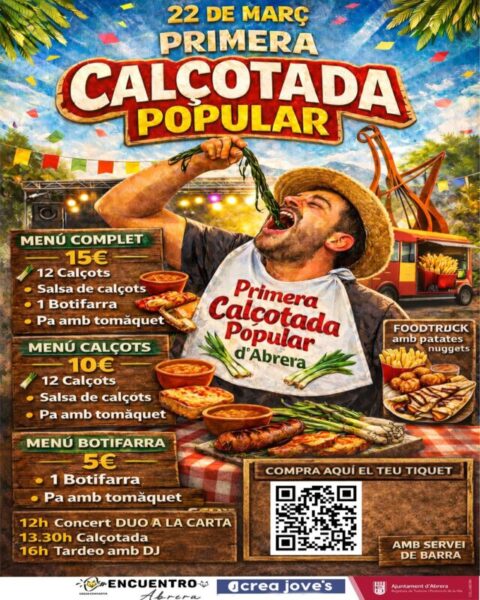 La Bustia cartell calçotada popular Abrera