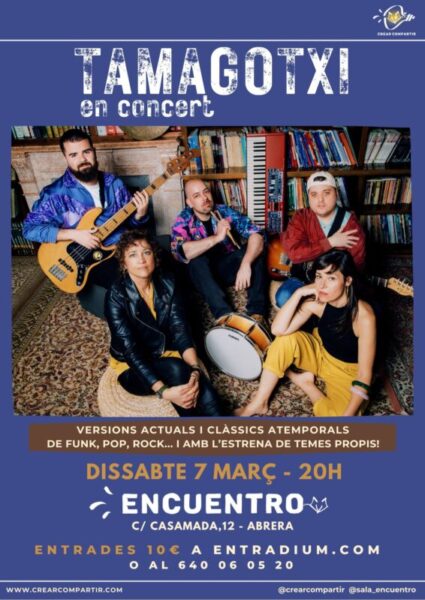 La Bustia cartell concert Tamagotxi