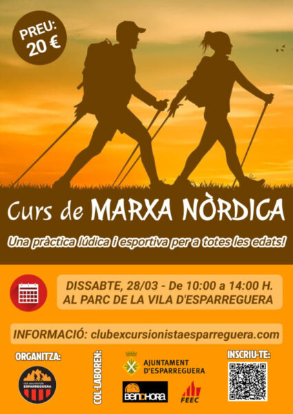 La Bustia cartell curs marxa nordica Esparreguera