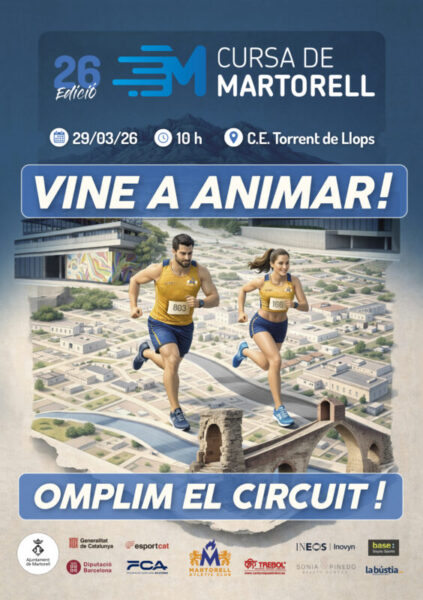 La Bustia cartell cursa Martorell per animar 29 marc 2026