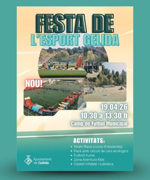 La Bustia cartell festa esport Gelida