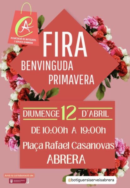 La Bustia cartell fira comerc Abrera abril 2026