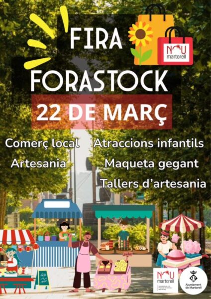 La Bustia cartell fira comerc Nou Martorell 22 marc 2026