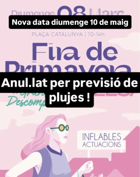 La Bustia cartell fira comerc Olesa maig 2026