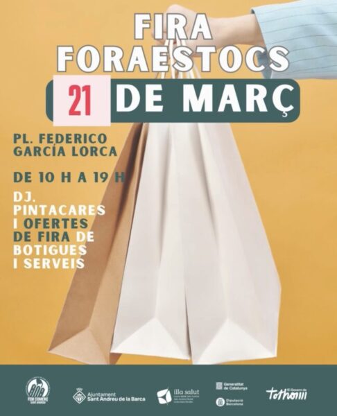 La Bustia cartell fira comerc Sant Andreu marc 2026