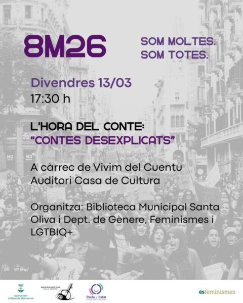 La Bustia cartell hora del conte 8M Olesa