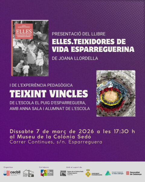 La Bustia cartell llibre Teixidores de vida esparreguerina