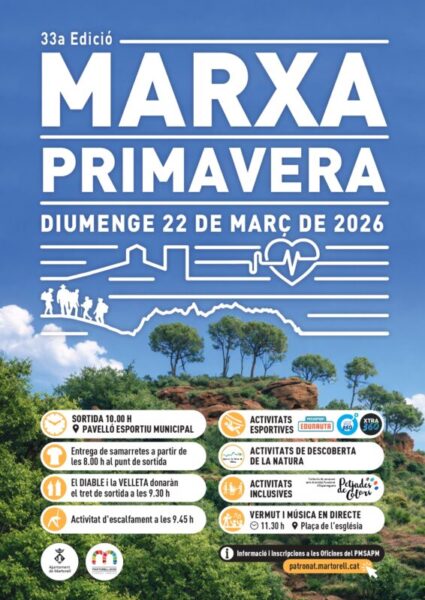 La Bustia cartell marxa primavera Martorell