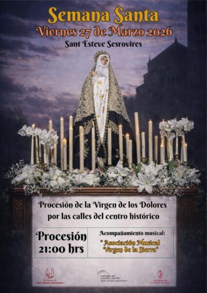 La Bustia cartell processo de la Dolorosa Sant Esteve
