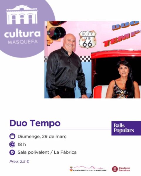 La Bustia cartell tarda ball Masquefa