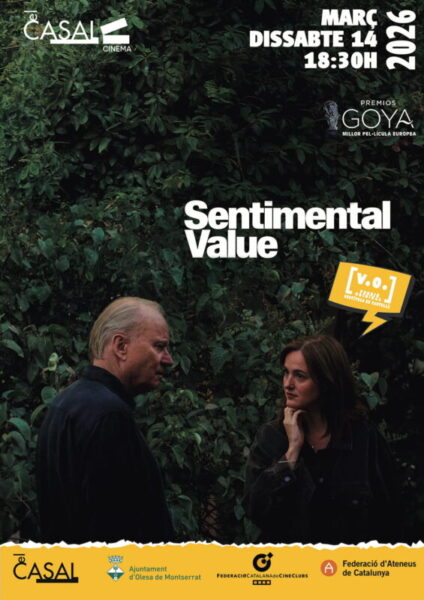 La Bustia cartell teatre Sentimental Value