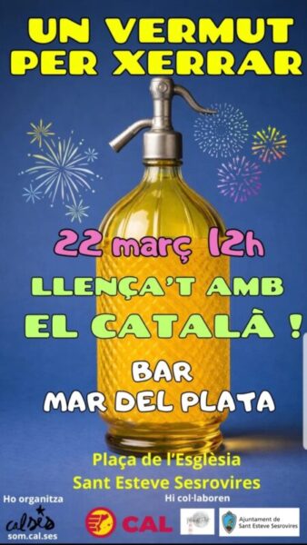 La Bustia cartell vermut Sant Esteve