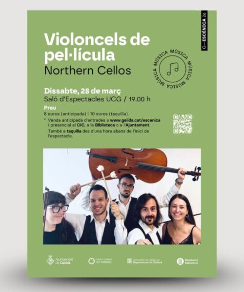 La Bustia cartell violoncels de pelicula