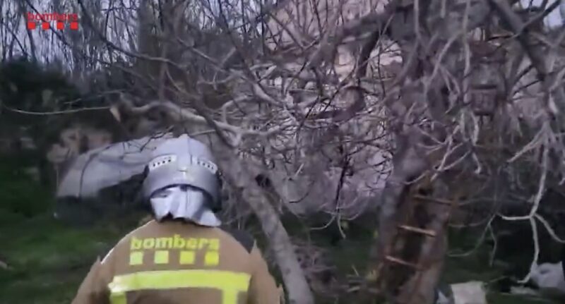 La Bustia esfondrament antic Hospital Esparreguera