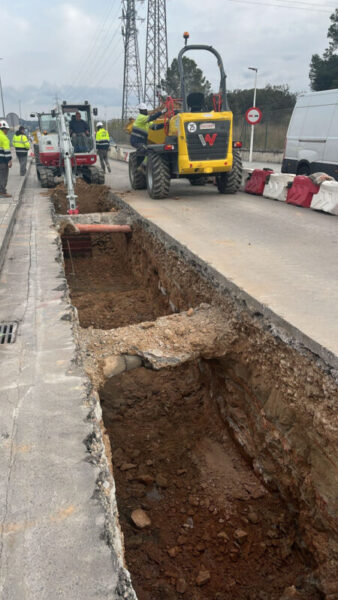 La Bustia obres linia electrica Seat Abrera 6