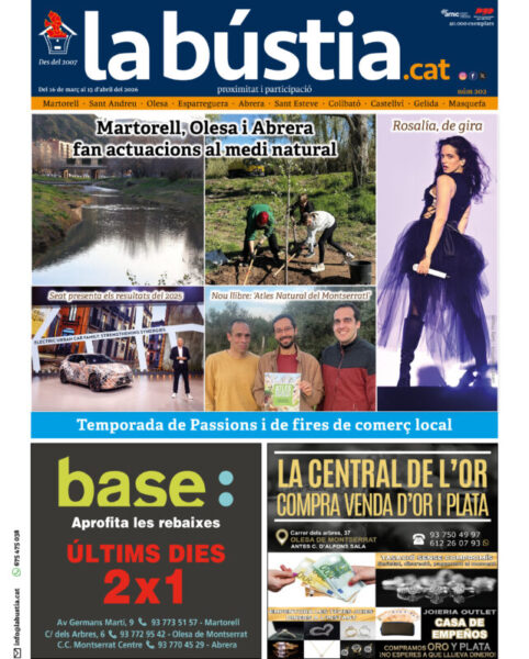 La Bustia portada 16 marc a 15 abril 2026