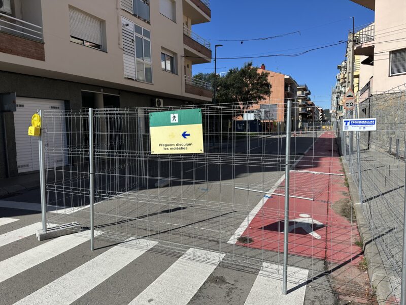 La Bustia preparacio obres 12 mar 2026 Francesc Macia 2a fase Olesa