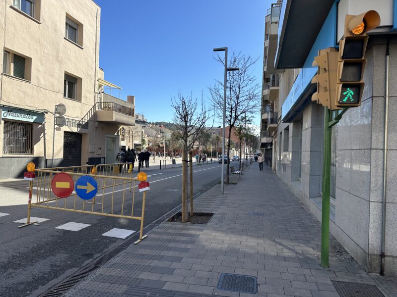 La Bustia preparacio obres 12 mar 2026 Francesc Macia 2a fase Olesa