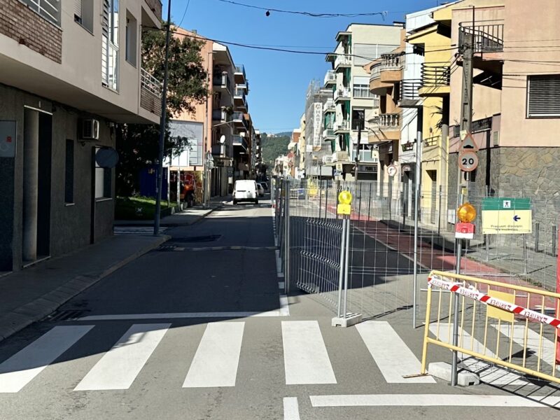 La Bustia preparacio obres 12 mar 2026 Francesc Macia 2a fase Olesa