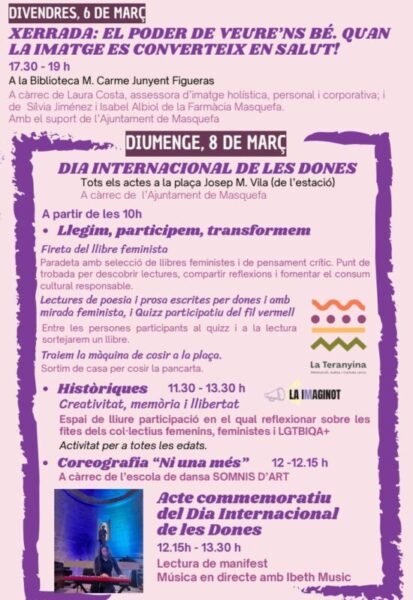 La Bustia programacio 8M Masquefa