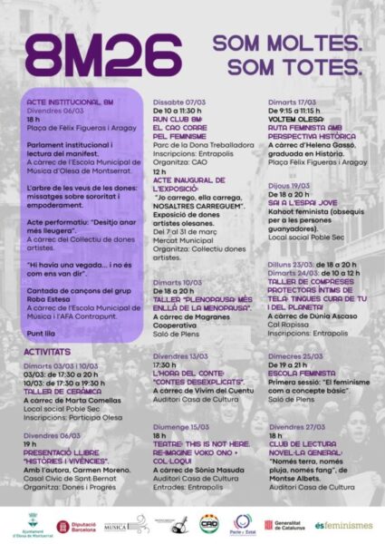 La Bustia programacio 8M Olesa