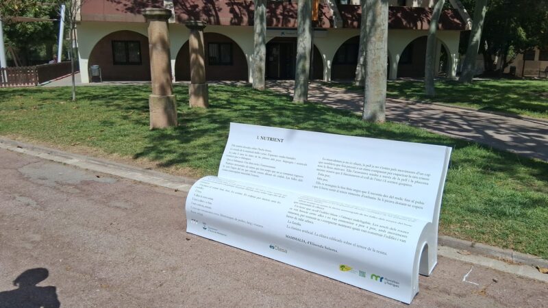 La Bustia bancs literaris Olesa 4