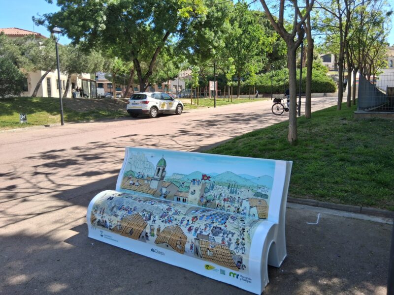 La Bustia bancs literaris Olesa 5