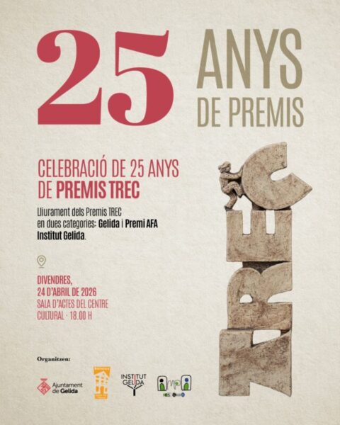 La Bustia cartell 25 anys Premis TREC