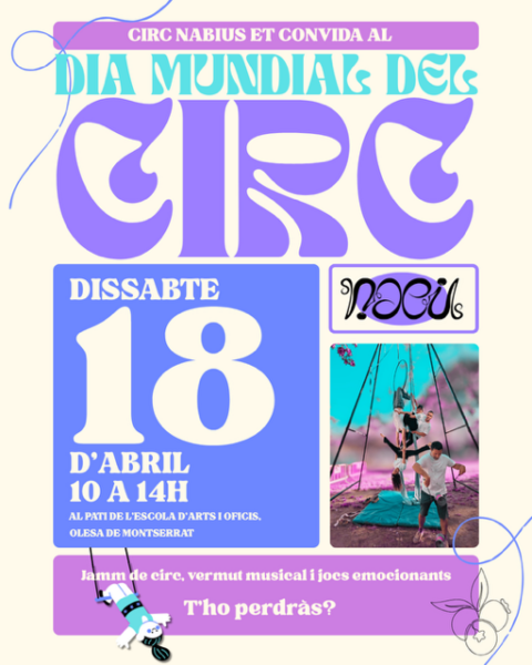 La Bustia cartell Dia Mundial Circ Olesa