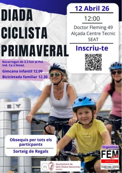 La Bustia cartell Diada Ciclista Primaveral Sant Esteve