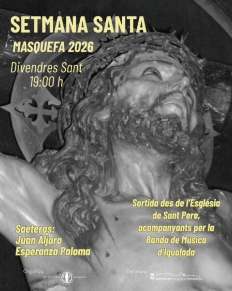 La Bustia cartell Setmana Santa Masquefa